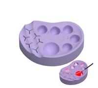 Paleta De Mezcla De Maquillaje, Paleta De Silicona Para Allanamiento De Pestañas,Paleta De Maquillaje Reutilizable - Bandeja Multifunción De Silicona Con Portaherramientas, Accesorios De