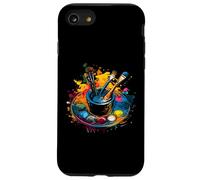 Paleta de Pintura artística y Arte con Pincel Carcasa para iPhone SE (2020) / 7/8
