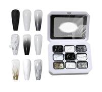 Paleta De Pintura De Gel Para Uñas, 9 Rejillas De Larga Duración, Tabla Para Mezclar nail-rt, Kit De Pintura En Gel Para Esculpir Uñas De Mujer Para Principiantes En El Salón De Casa | Bodas Reunione