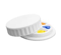 Paleta De Pintura Portátil a Prueba De Fugas Con Compartimentos Extraíbles Para Acuarela Óleo Acrílico Bandeja De Arte Fácil De Limpiar Y Apta Para Viajes Suministros De Arte Para Viajes Gamas De