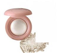 Paleta de polvos iluminadores horneados, rubor con glitter, polvo brillante con glitter, se puede aplicar en capas para un acabado ligero y natural, apto para todos los tonos de piel