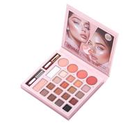Paleta de sombra de ojos | 24 colores perlados mate brillante brillante, paleta de sombras de ojos de viaje | para mujeres, adolescentes y niñas, de Halloween, viajes, uso diario y diario