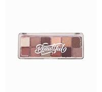 Paleta de Sombras 12 Colores - Maquillaje de Ojos Mate y Brillo en Tonos Marrones - Sombras Marrones Smokey Impermeables (#1)