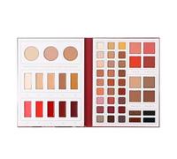 Paleta De Sombras De Ojos | 52 Colores Mate Satinado Contorno | Juego De Colores Mate Y Brillante Con Rubor Resistente Al Sudor - Para Mujer Novia Uso Diario Fiesta