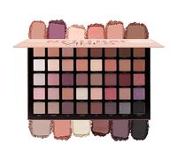 Paleta de Sombras de Ojos Ahumadas 40 Colores Brillo Mate Maquillaje Ultra Pigmentado Sombras de Ojos Polvo Mezclable Sombra de Ojos Contorno Diaria Neutro Natural Maquillaje