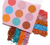 Paleta de sombras de ojos altamente pigmentadas Beauty Bakerie Cosmetics: efecto brillante, met lico y mate. Vegana, sin crueldad animal, sin par