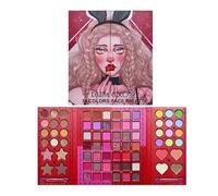 Paleta de Sombras de Ojos Bunny Dreams - 74 Colores Mate, Satinados y Glitter - Maquillaje Profesional de Alta Pigmentación