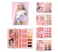 Paleta de Sombras de Ojos | Compacto En Forma De Libro,Polvo Para Rubor y Sombra de Ojos | Para Viajes Diarios Citas Escuela Fiestas Cenas Novia Esposa Amiga Hermana