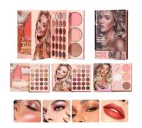 Paleta de Sombras de Ojos con Brillos Cosmético Con Acabado Mate Y | Maquillaje De Ojos Brillante Para Mujeres Adolescentes Madres Festivales Bodias Eventos Formales Navidad