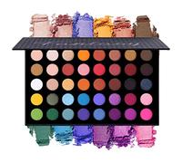 Paleta de sombras de ojos de colores Contorno de maquillaje Paleta metálica Brillo mate 40 colores Altamente pigmentado Profesional Cálido Bronce natural Neutro ahumado