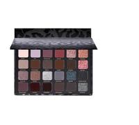 Paleta de sombras de ojos de leopardo, 24 colores, brillo mate, alta pigmentación, cremosa, paleta de sombras de ojos con purpurina para mujer (02#)
