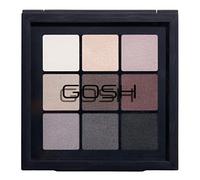 GOSH Eyedentity Paleta de sombra de ojos vegana con 9 colores perfectamente coordinados en mate y metálico, combinable para maquillaje de día y looks brillantes para la noche, sin perfume, 005 Be