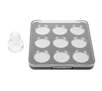 Paleta de Sombras de Ojos Magnética Vacía Mini Negra con Espejo