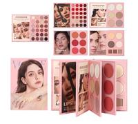 Paleta De Sombras De Ojos Maquillaje Kit De Maquillaje De Sombras De Ojos | Kit Completo para Maquillaje Para Chicas Principiantes Entusiastas Rutina Diaria Boda Práctic