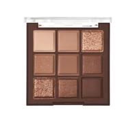 Paleta de Sombras de Ojos Nude 9 Colores - Tonos Marrones Chocolate Mate y Brillo, Sombras de Ojos de Larga Duración y Alta Pigmentación, Paleta Maquillaje Portátil para Diario
