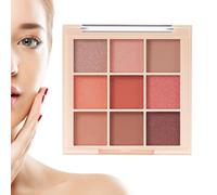 Paleta de sombras de ojos,Polvo de sombra de ojos mate de 9 colores