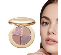 Paleta de Sombras para Ojos y Maquillaje Rubor, Iluminador Y Brillo De