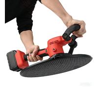 Paleta de yeso eléctrica de 1680 W, paleta de hormigón inalámbrica de 6 velocidades con 2 baterías de litio, máquina de acabado de paredes de 38 cm