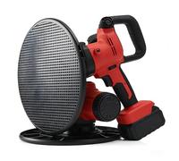 Paleta de yeso eléctrica de 1680 W, paleta de hormigón inalámbrica de 6 velocidades con 2 baterías de litio, máquina de acabado de paredes de 38 cm