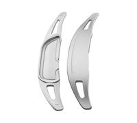 Paleta del volante Compatible Con Benz Para AMG GLC GLA MB A35 A45 GLS63 CLA45 GLE63 C43 2016 Paletas Cambio Volante Extensión Palanca Cambios Estilo Automóvil(Silver)