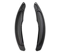 Paleta del volante Compatible Con Mitsubishi Para Lancer 2010-2016 Para Outlander 2016-2019 Cubierta Extendida Cambio Paleta Extensión Dirección Aluminio 2 Piezas(Black)