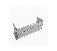 Paleta Dentada Triangular/Cuadrada de Doble propósito para mortero, Peine de Acero Inoxidable para baldosas, Dispositivo Plano para Cenizas, Herramienta de nivelación para alicatado y pavime