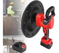Paleta eléctrica alisadora y pulidora de pared, 1680 W de alta potencia, 6 velocidades ajustables (0-2000 r/min), ideal para acabado de paredes de mortero de cemento