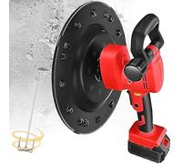 Paleta Eléctrica, Máquina Pulidora De Alisado De Pared Kit De Alisado De Superficies De Cemento De Mano Con Batería De Litio Sin Escobillas Para Paredes Techos Y Suelos En ConstruccióN(Red,1 battery)