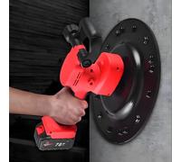 Paleta eléctrica para hormigón, pulidora de pared, 6 velocidades variables, 380 mm, sin escobillas, para proyectos de construcción y renovación