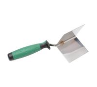 Paleta ergonómica de esquina de barro de diatomeas profesional para rehabilitación de paredes (113) herramienta de esquina de enlucido