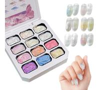 Paleta Gel Aplicar Toquecitos, 12 Color Paleta Esmaltes Uñas Gel Degradado