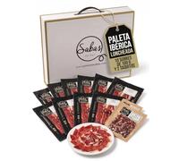 Paleta Iberica Cebo 50% Loncheada a Cuchillo 10 Sobres de 100 g Maletin