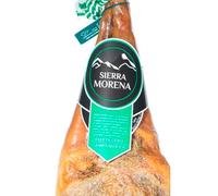 Paleta ibérica de cebo campo 50% raza ibérica curación media de 15 meses en secaderos de forma natural. Con brida verde que certifica la norma ibérica