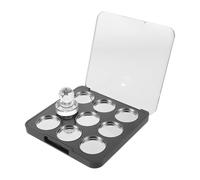 Paleta Magnética de Maquillaje Vacía Negra de 9 Ranuras 26, 5 Mm