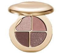 Paleta para ojos y mejillas, fácil de difuminar, suave y duradera, ideal para sombrear e iluminar. Paleta de 4 colores metálicos para iluminar ojos y mejillas, ideal para principiantes.