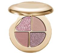 Paleta para ojos y mejillas, fácil de difuminar, suave y duradera, ideal para sombrear e iluminar. Paleta de 4 colores metálicos para iluminar ojos y mejillas, ideal para principiantes.