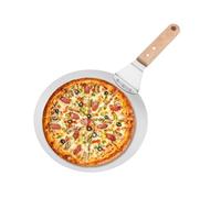 Paleta Para Pizza De Acero | Coussin Mobile - Paleta Para Horno De Pizza Con Mango De Madera,Para Uso En Hornear, En Cocina, En Barbacoa, En Exterior, En Servir, En Cocinar, En Hogar Y En Restaurante