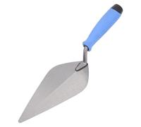 Paleta pequeña de acero inoxidable para acabados planos y construcción 1707 A5 para hormigón, cerámica, piedra, yeso, revestimiento seco, estuco y revestimientos de piscina, con