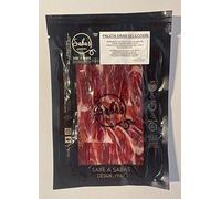 Paleta pezuña negra Duroc 100% - Sabas Jamones, cortado a cuchillo - 6 Sobres de 100 gramos.