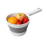Paleta plegable de agua - Cuchara plegable | Ahorra espacio, mango ergonómico, cucharón de a prueba de fugas para cocinar, ducharse, preparar alimentos, camping, jardinería, pescar,