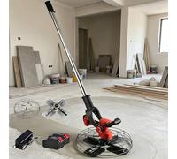 Paleta y pulidora autopropulsada, 6 velocidades, batería de 20,000 mAh, 600-900 W, 5 discos de molienda, poste fijo de 130 cm para lechada de mortero de hormigón, nivelación y alisado