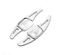 Paletas Cambio Extensiones Paletas Extensión Paleta Cambio Volante Coche Aluminio Compatible con VW para Teramont para Atlas 2018 2019 2020 para Tiguan 2017-2018(Silver)