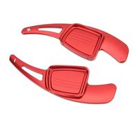 Paletas cambio marcha Compatible Con A3 Para 8V Para A4 Para B9 Para B9.5 2017 Paletas De Extensión De Palanca De Cambios Para Volante De Coche(Red)