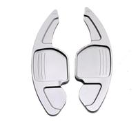 Paletas cambio marcha Compatible Con A4 Para B8 Para A3 Para 8P Accesorios De Ajuste De Extensión De Paleta De Cambio De Volante De Coche(White)