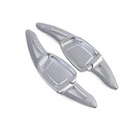 paletas cambio velocidad Compatible Con RS3 RS5 RS6 RS7 2021-2024 Para E-tron Para GT 2022 2023 2024 Accesorios Extensiones De Paletas De Cambio De Volante Paletas De Cambio De Coche(Silver)