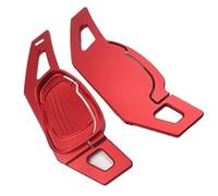 Paletas cambio volante Compatible Con A3 A4 A4L A5 A6 A7 A8 Q3 Q5 Q7 S3 R8 Palanca De Cambios De Aluminio Para Volante De Coche, Color Rojo, Plateado Y Negro, 2 Unidades.(Silver)