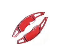 paletas cambio volante Compatible Con Subaru Para Forester Para Legacy Para Impreza Paletas Cambio Marchas Para Volante Coche(Red carbon pattern)