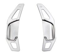 Paletas cambio volante Compatible Con Toyota Para Corolla 2013 2014 2015 2016 2017 2018 Para Mark X 2010-2017 2 Unidades De Extensión De Palanca De Cambios Para Volante De Coche.(Silver)