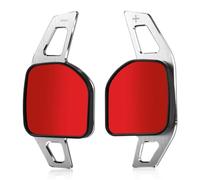 paletas cambio volante Paleta Cambio Coche Compatible Con Para A3 S3 8V A4 S4 A5 S5 B8.5 A6 S6 A7 S7 C7 Q5 Q7 2013-2016 Paleta Cambio Trasero Volante Coche(Silver)