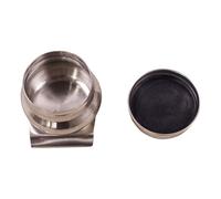 Paletas de boca grande, contenedor de paletas, recipiente doble con tapa y clip, recipiente de pintura al óleo para dibujar, pintura al óleo, taza